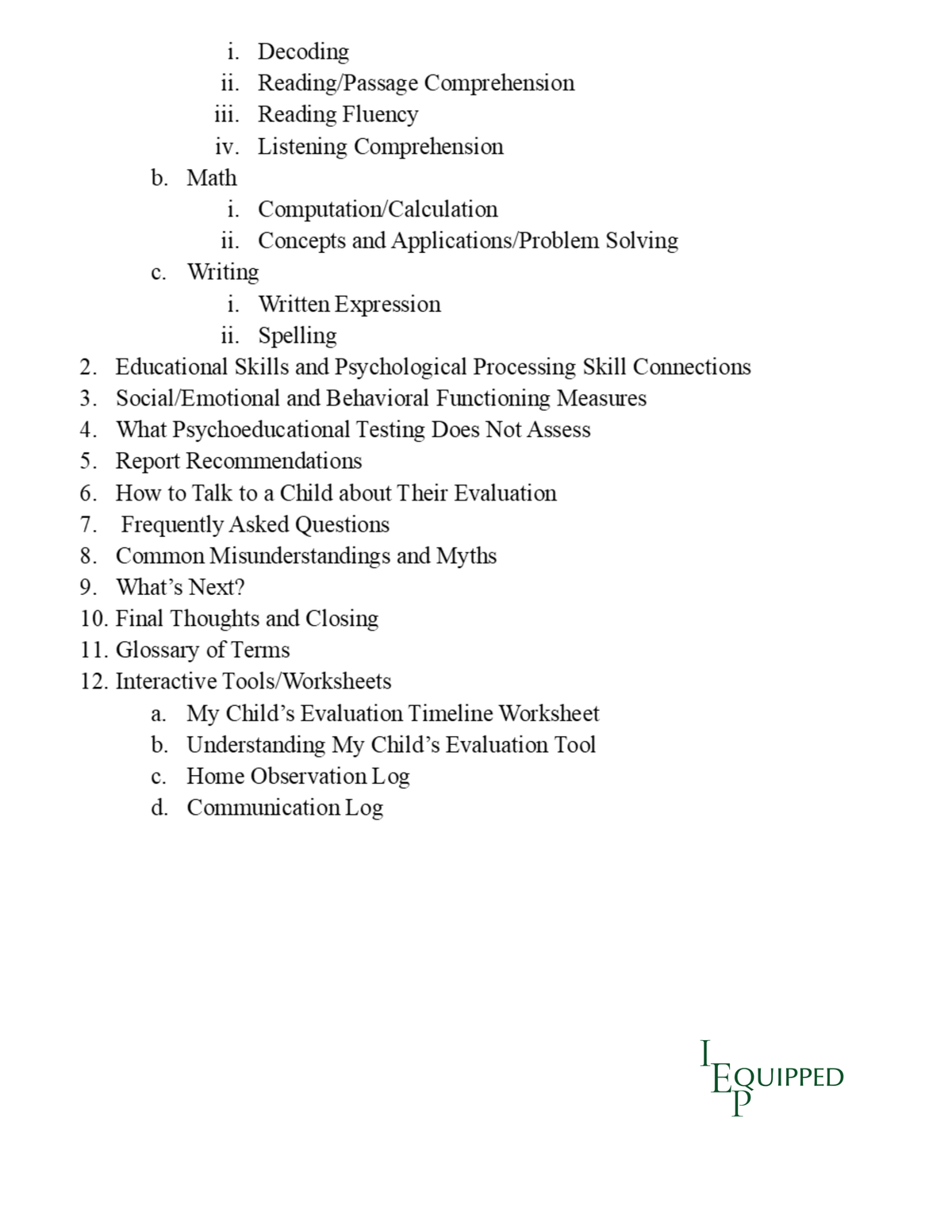 All 3 Guides (Evaluation, Eligibility, and IEP) Bundle