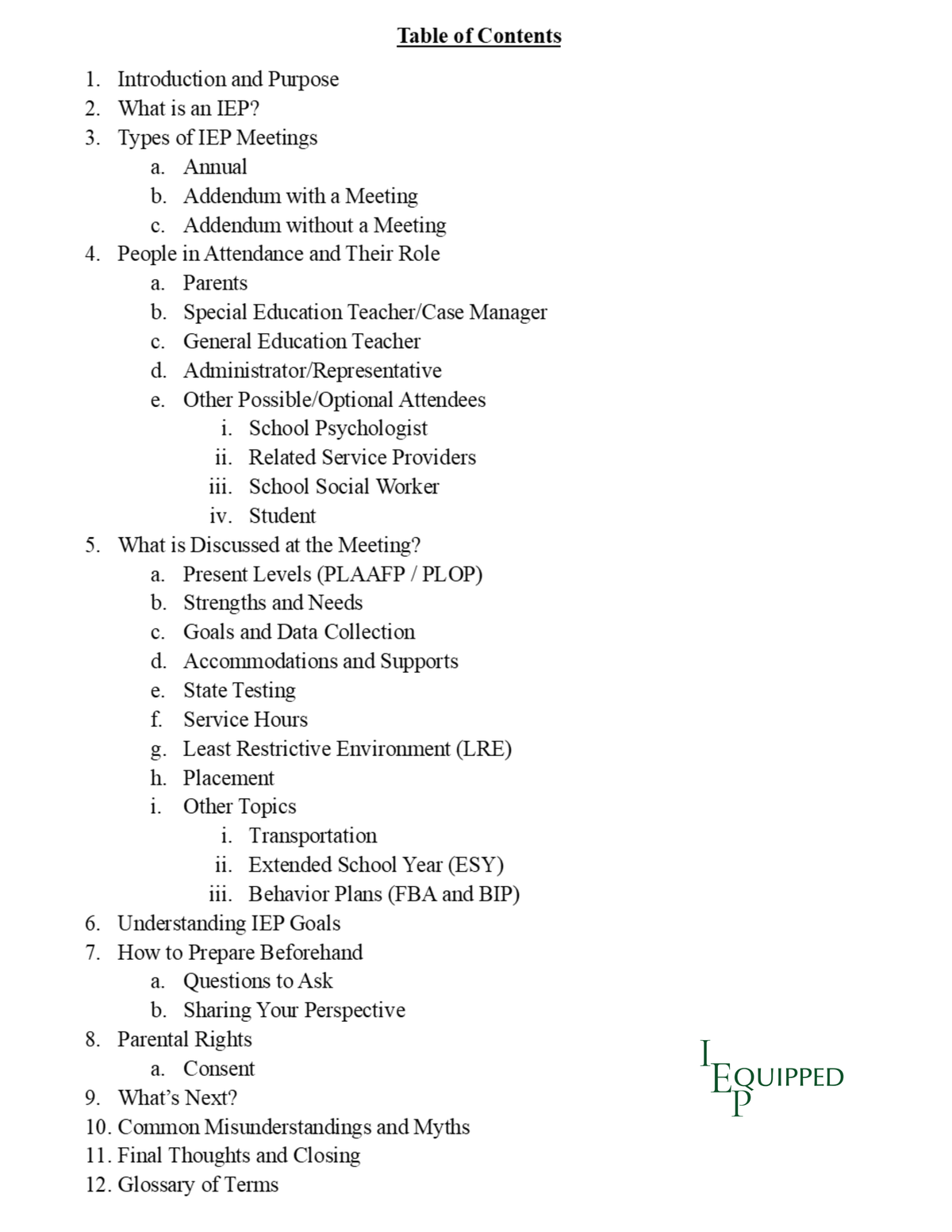 All 3 Guides (Evaluation, Eligibility, and IEP) Bundle