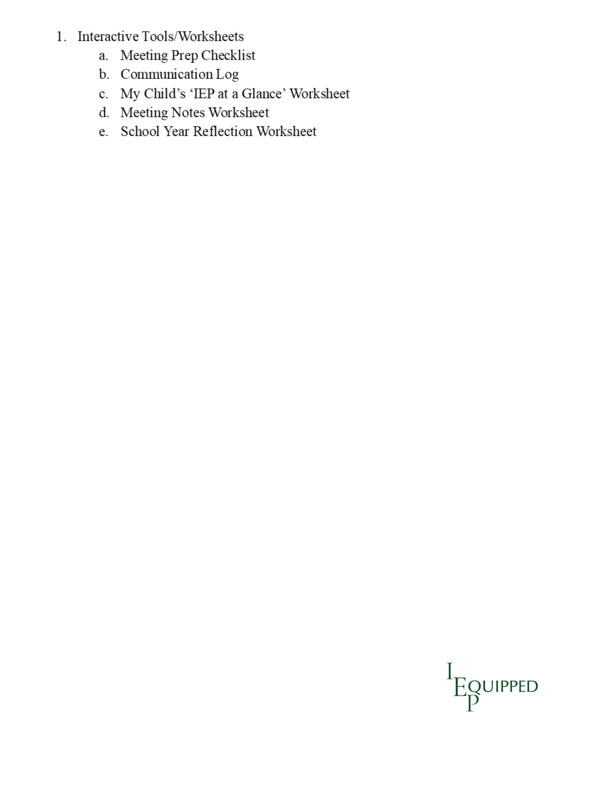 All 3 Guides (Evaluation, Eligibility, and IEP) Bundle