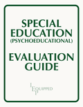 Special Education Evaluation Guide